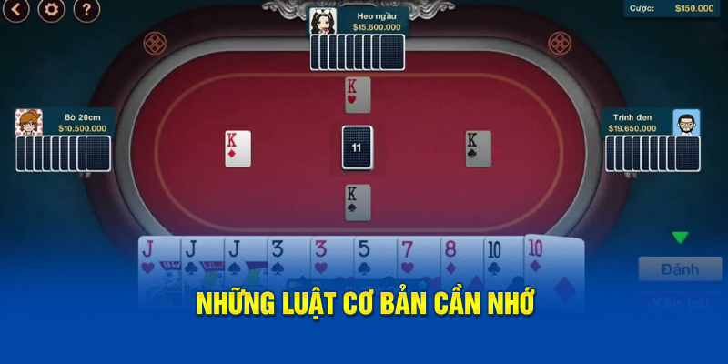 Những luật cơ bản cần nhớ
